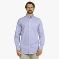 thumbnail image 1 of Chaps Men's and Big Men's Long Sleeve Classic Fit CVC Woven Shirt, Sizes S-3XL, 1 of 5