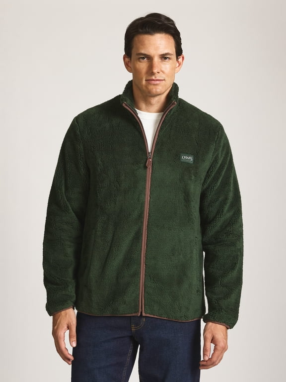 Men’s and Big Men’s North Trail Full Zip Fleece Jacket, Sizes XS-3XL