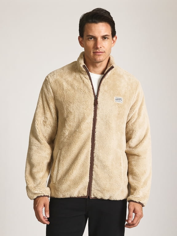 Men’s and Big Men’s North Trail Full Zip Fleece Jacket, Sizes XS-3XL