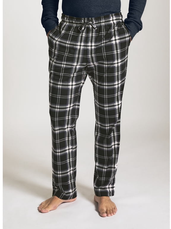 Men’s and Big Men’s Plaid Microfleece Sleep Pants, Sizes S-3XL