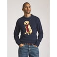 thumbnail image 1 of Chaps Men’s and Big Men’s Retriever Graphic Sweater, Sizes S-2XL, 1 of 6