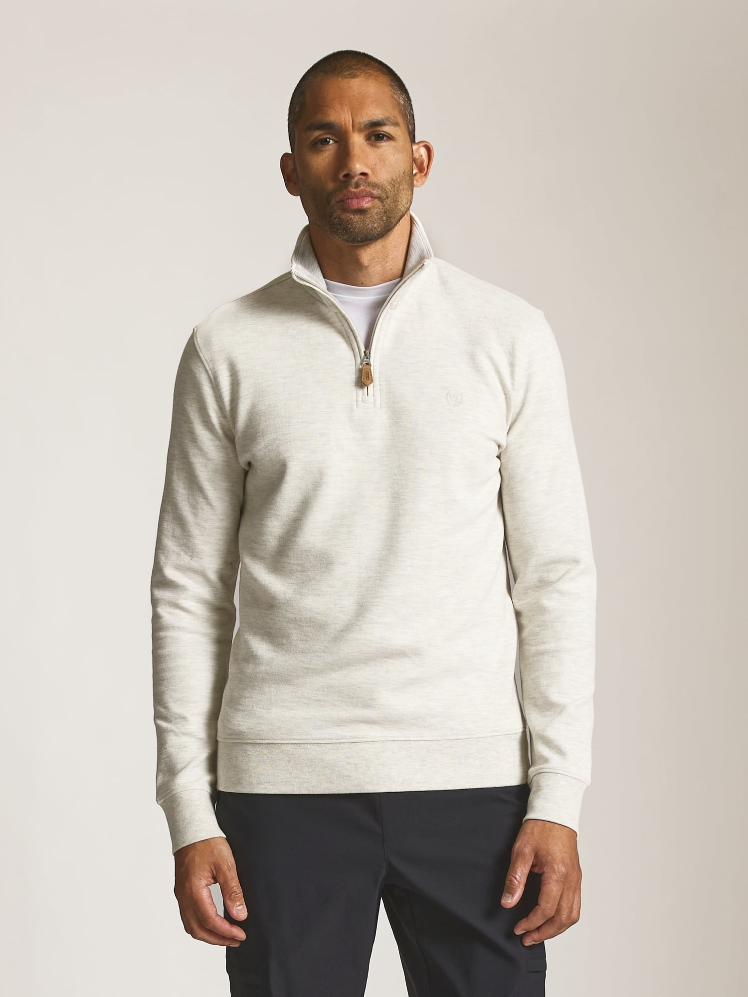 Chaps Men’s and Big Men’s Riverstone Quarter Zip Sweater, Sizes S–2XL