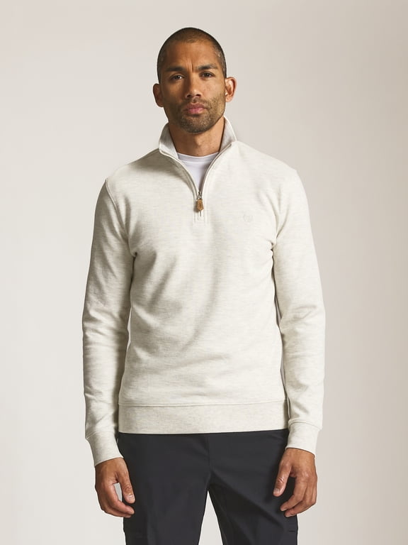 Men’s and Big Men’s Riverstone Quarter Zip Sweater, Sizes S–2XL