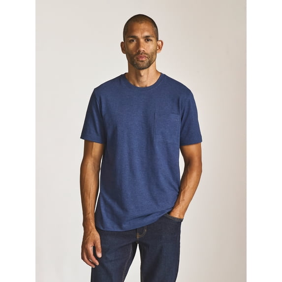 Chaps Men's and Big Men's Seacoast Wash Slub Pocket T-Shirt, Sizes S-3XL