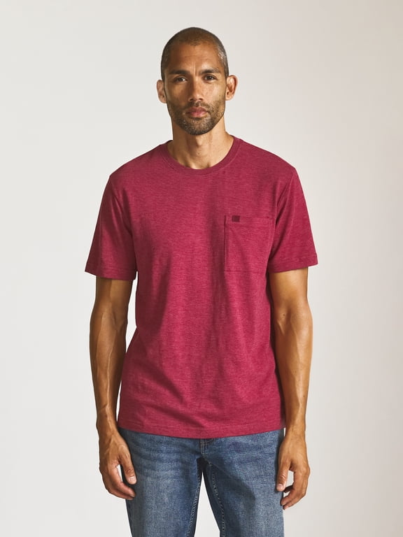 Men's and Big Men's Seacoast Wash Slub Pocket T-Shirt, Sizes S-3XL