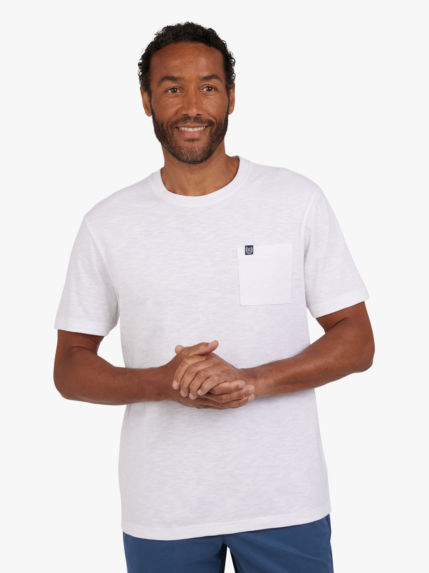 Men's and Big Men's Seacoast Wash Slub Pocket T-Shirt, Sizes S-3XL