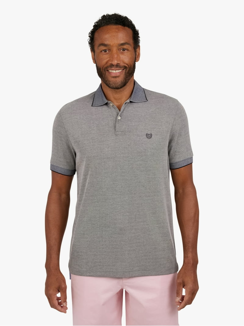 Chaps Birdseye Polo Shirt Lightweight Stylish