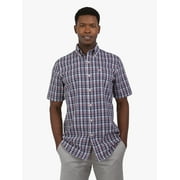 Chaps Men's and Big Men's Short Sleeve CVC Woven Shirt, Sizes S-3XL