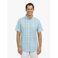 thumbnail image 1 of Chaps Men's and Big Men's Short Sleeve CVC Woven Shirt, Sizes S-3XL, 1 of 8