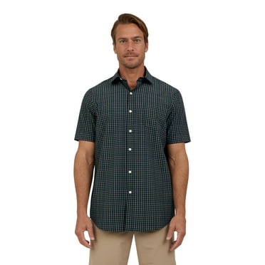 Chaps Men's and Big Men's Short Sleeve Everyday Performance Shirt, Sizes S-3XL