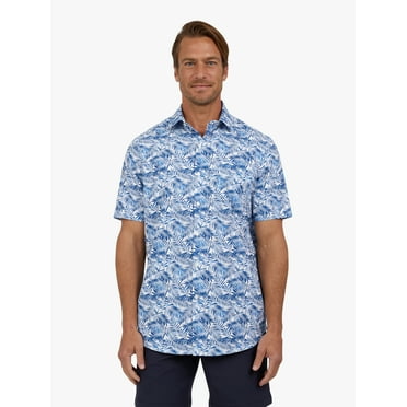 Chaps Men's and Big Men's Short Sleeve Everyday Performance Shirt, Sizes S-3XL