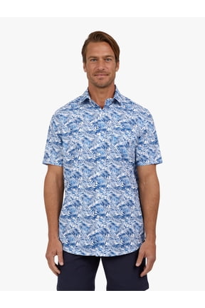 Men's and Big Men's Short Sleeve Everyday Performance Shirt, Sizes S-3XL