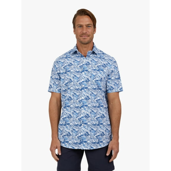 Chaps Men's and Big Men's Short Sleeve Everyday Performance Shirt, Sizes S-3XL