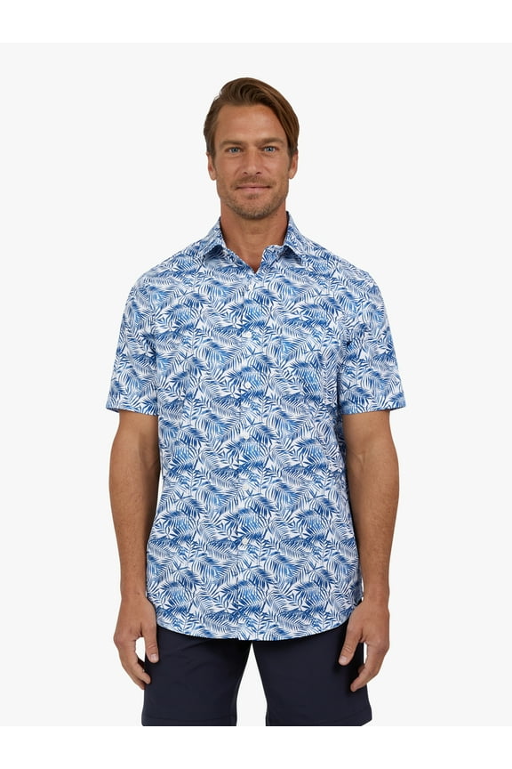 Men's and Big Men's Short Sleeve Everyday Performance Shirt, Sizes S-3XL