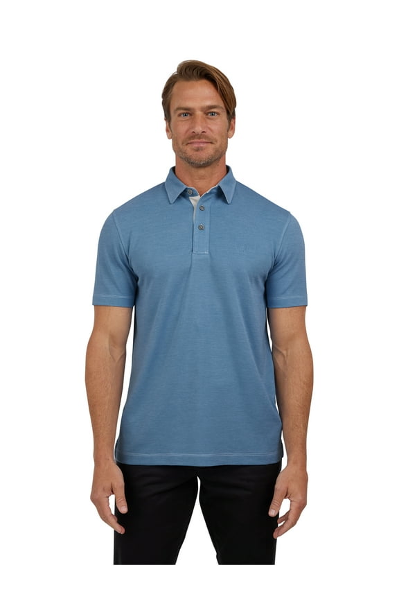 Men's and Big Men's Short Sleeve Milton Polo Shirt, Sizes S-3XL
