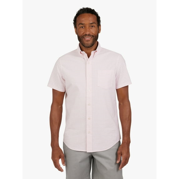 Chaps Men's and Big Men's Short Sleeve Oxford Woven Shirt, Sizes S-3XL