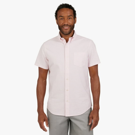 Chaps Men's and Big Men's Short Sleeve Oxford Woven Shirt, Sizes S-3XL