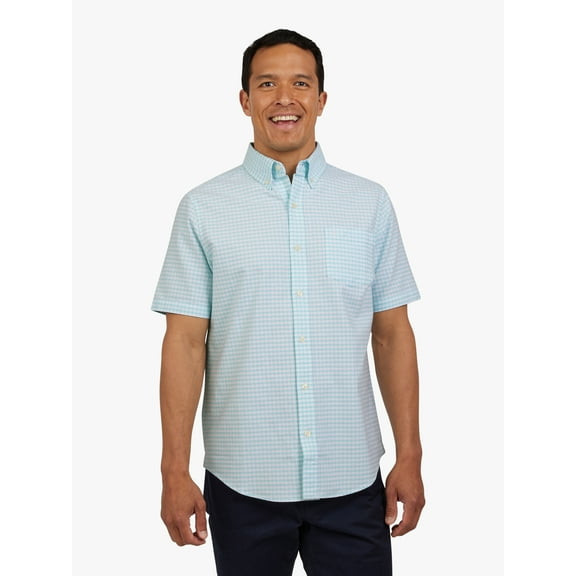 Chaps Men's and Big Men's Short Sleeve Oxford Woven Shirt, Sizes S-3XL