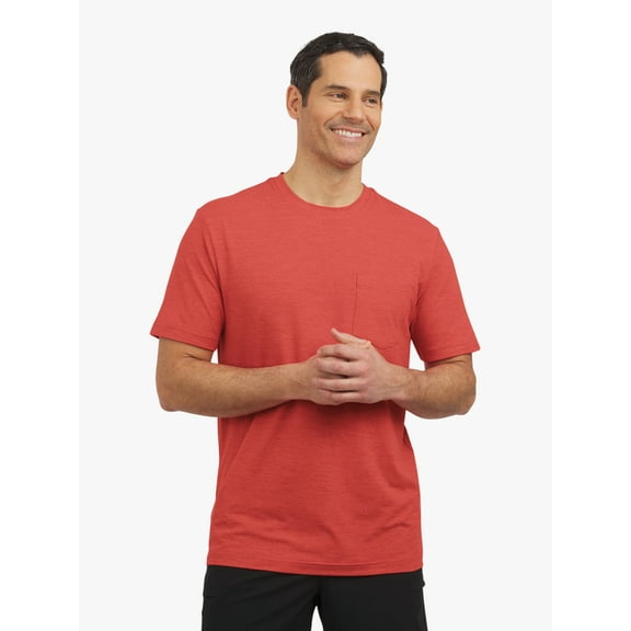 Chaps Men's and Big Men's Short Sleeve Performance Pocket Tee Shirt, Sizes S-3XL