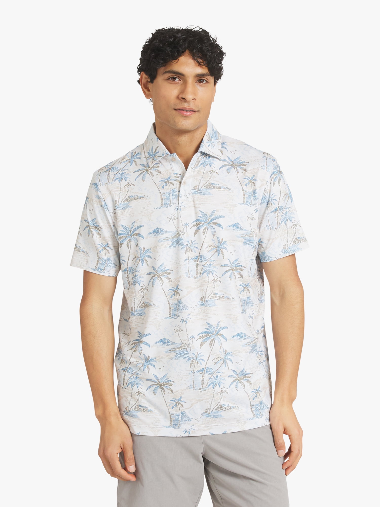 Chaps Men's and Big Men's Short Sleeve Performance Polo Shirt, Sizes S-3XL