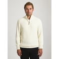 thumbnail image 1 of Chaps Men’s and Big Men’s Textured Quarter Zip Sweater, Sizes S-2XL, 1 of 6