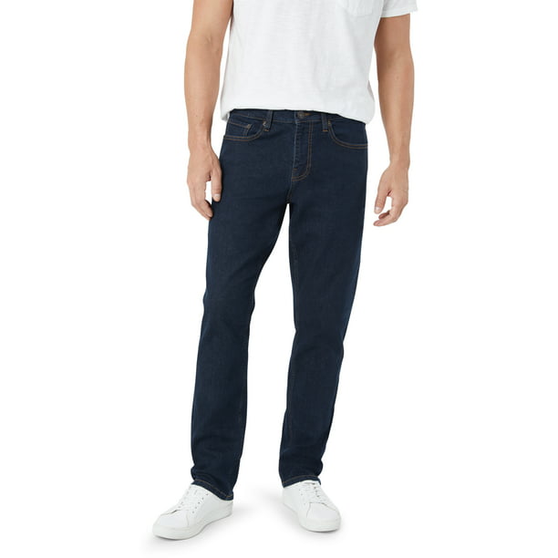 Chaps Mens Comfort Stretch Regular Fit Denim Jeans - Walmart.com