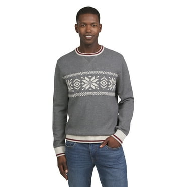 Chaps Mens Holiday Crew Neck Pullover Christmas Sweater, Sizes S - 2XL
