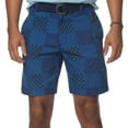 thumbnail image 1 of Chaps Mens Patchwork Casual Walking Shorts, Blue, 29, 1 of 1