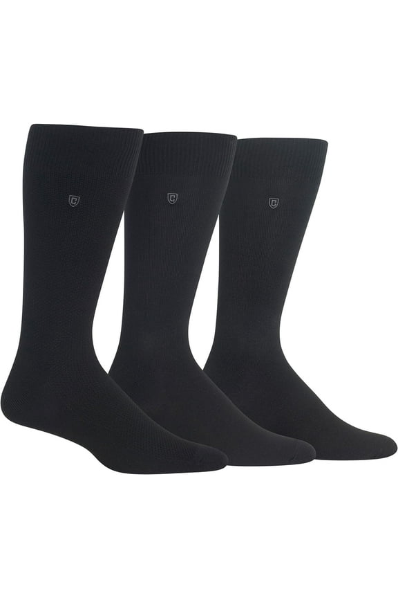 Mens Super Soft Birdseye Crew Socks 3-Pair