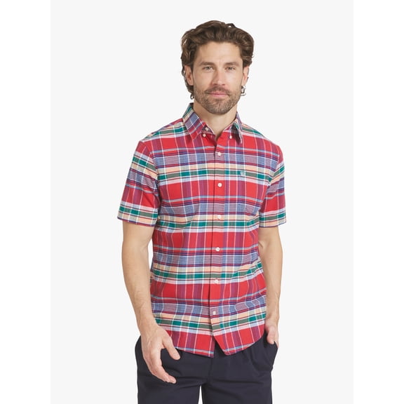 Chaps Peached Oxford Short Sleeve Woven Shirt, Sizes S-2XL.