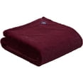 thumbnail image 1 of Chaps Plush Bed Blanket with Faux Fur Reverse - Full/Queen 90 X 90, Red, 1 of 5