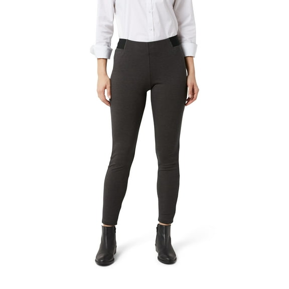 Chaps Pull On Full Length Slim Leg Ponte Pant