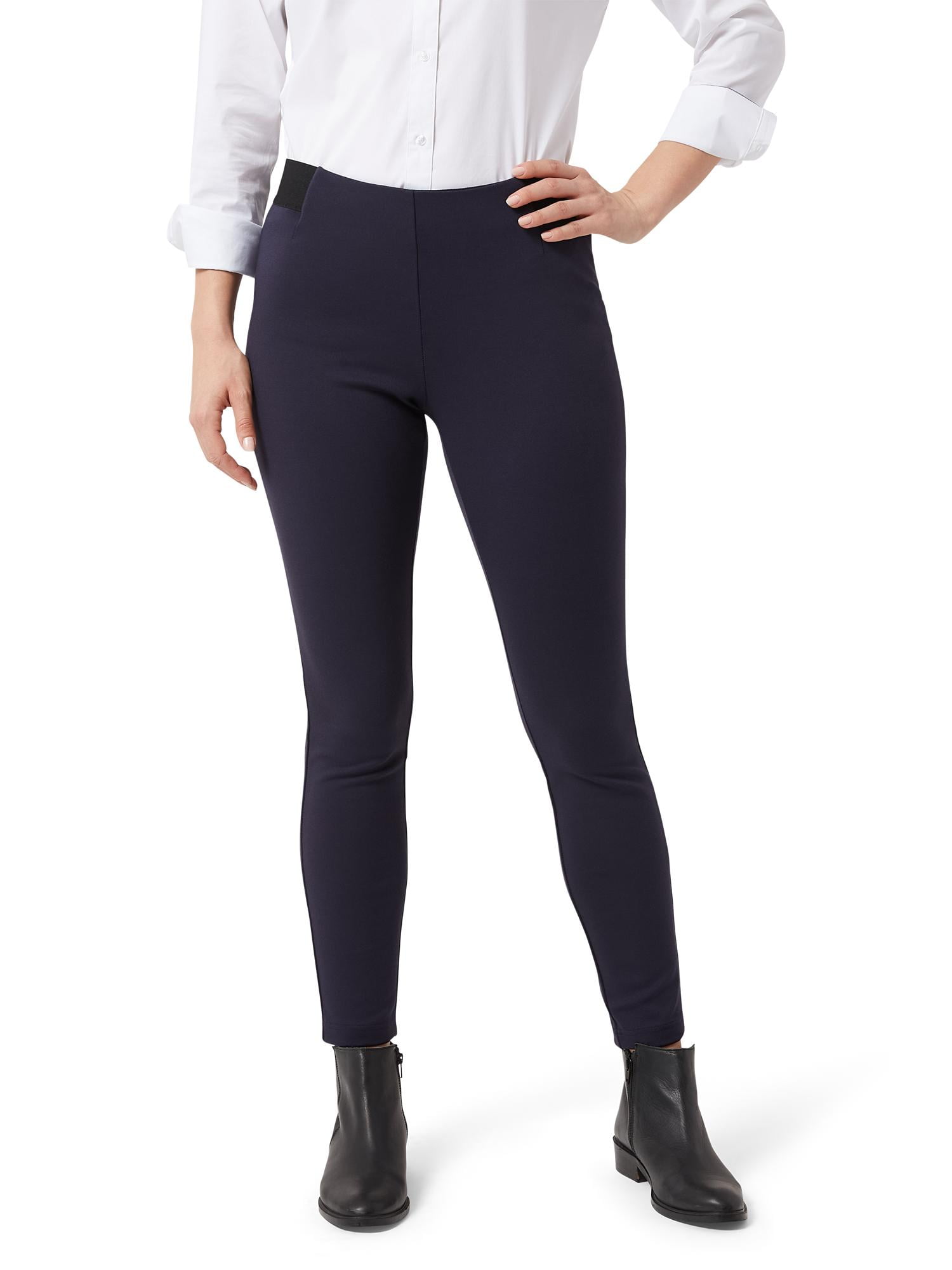CLIV Womens Dress Pants Stretch Pull on Skinny Comfy Work Ponte Pant :  : Clothing, Shoes & Accessories