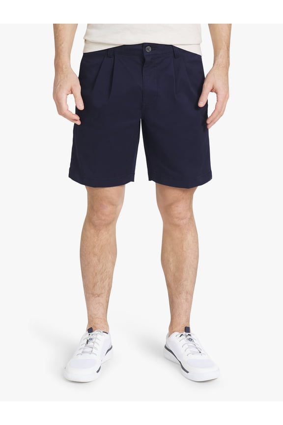 Men's Seacoast Stretch Twill Pleated Short, Sizes 30-40, 8" Inseam