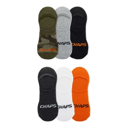 Chaps Sport Men's Camoflage High Cut Liner Socks 6-Pair Pack