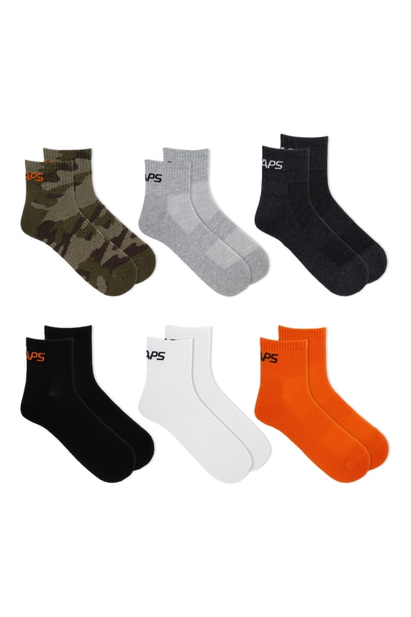 Sport Men's Camouflage Ankle Socks 6-Pair Pack