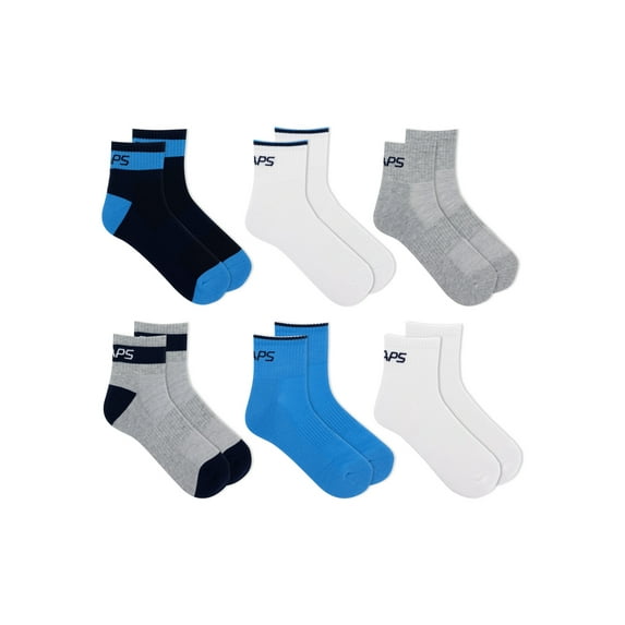 Chaps Sport Men's Multi Color Stripe Ankle Socks 6-Pair Pack
