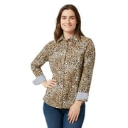 Chaps Women's Easy Care Shirt with Long Sleeves, Sizes XS-2XL