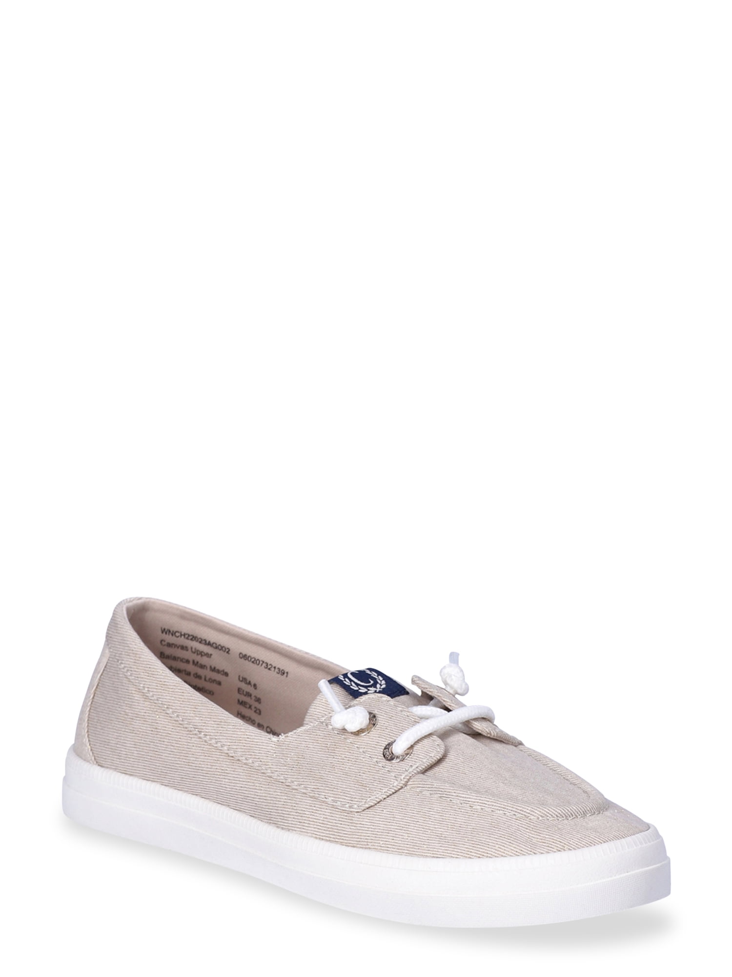 Chaps Women’s Fairwinds Canvas Slip-On Boat Shoes, Sizes 6-11