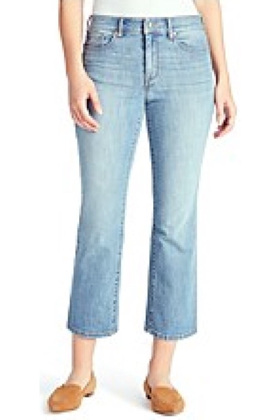 Chaps Women's Mid Rise Crop Kick Jeans, Mereen, 4/27