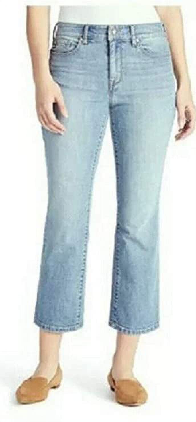 Chaps Women's Mid Rise Crop Kick Jeans Pant (Mereen, 6/28)