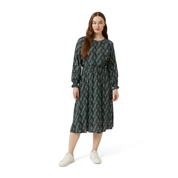 Chaps Women's Peasant Midi Dress