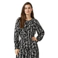 thumbnail image 1 of Chaps Women's Peasant Midi Dress, 1 of 3