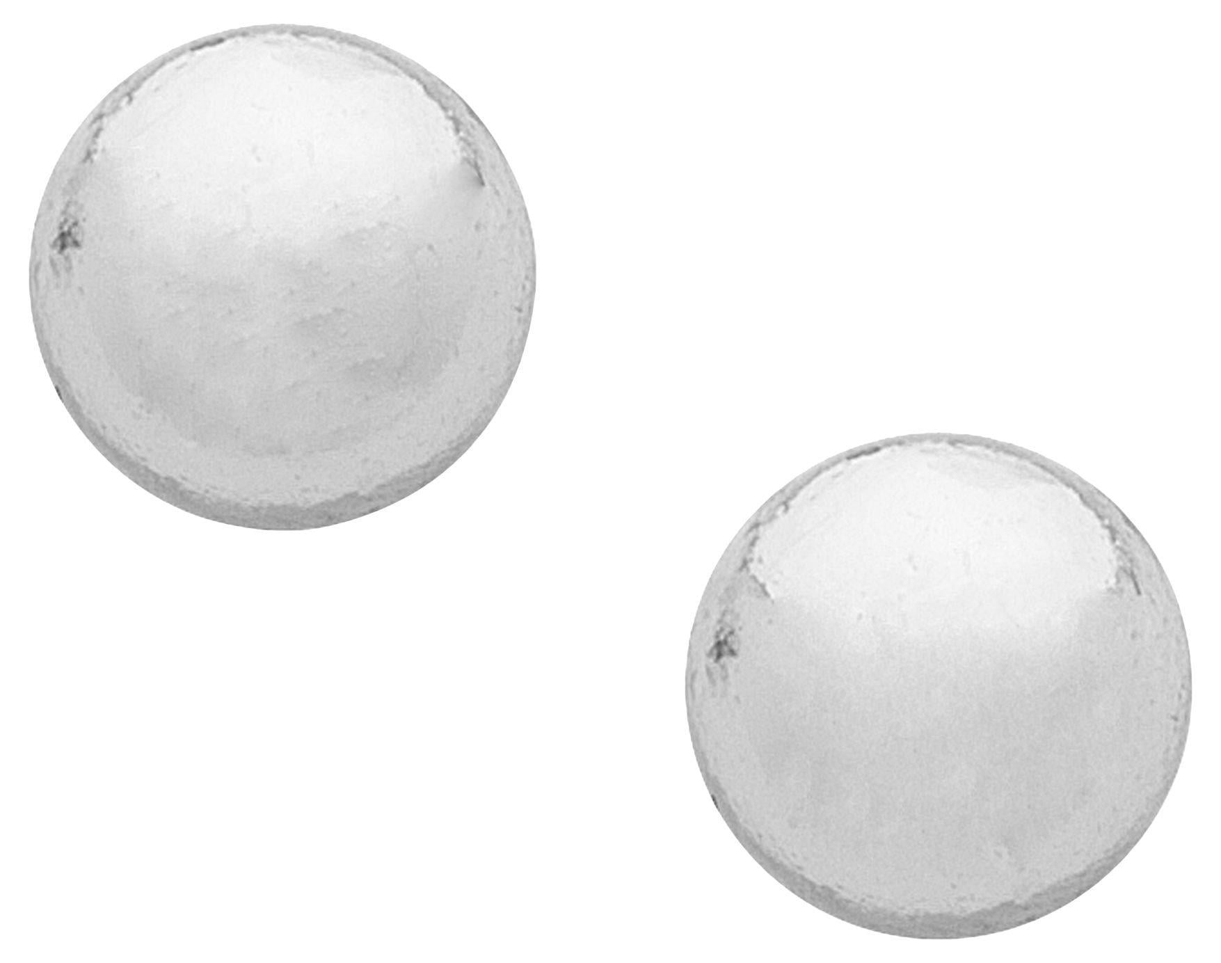 Chaps Women s Silver Tone 6mm Round Metal Stud Post Earrings