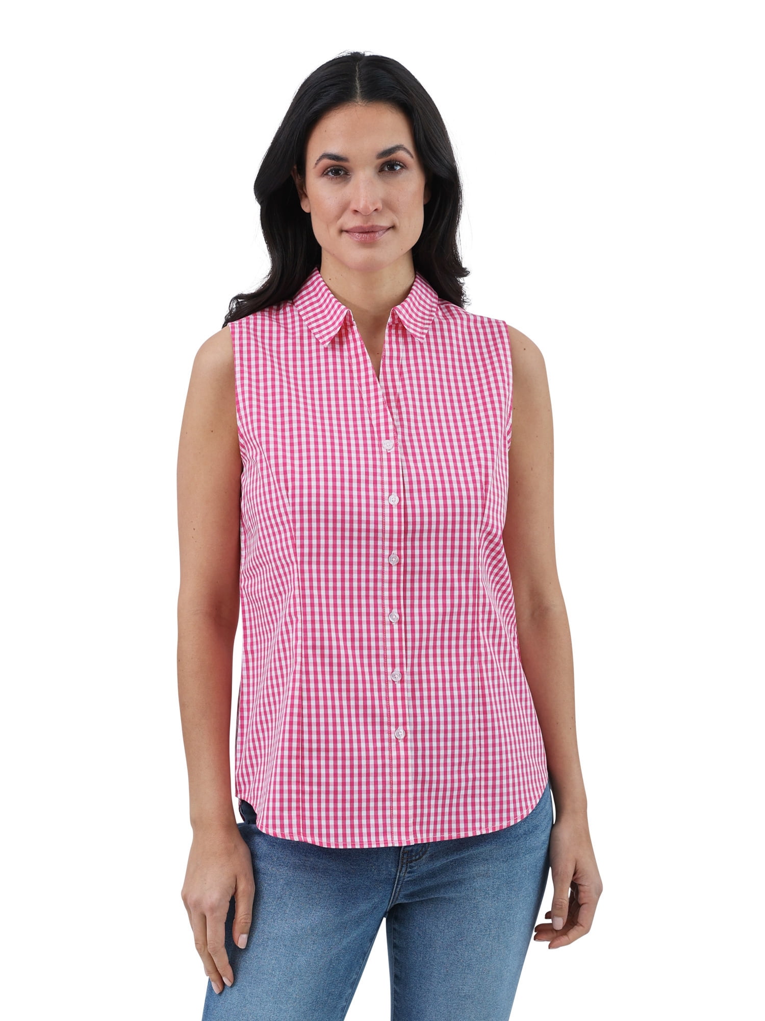 womens chaps button down shirts