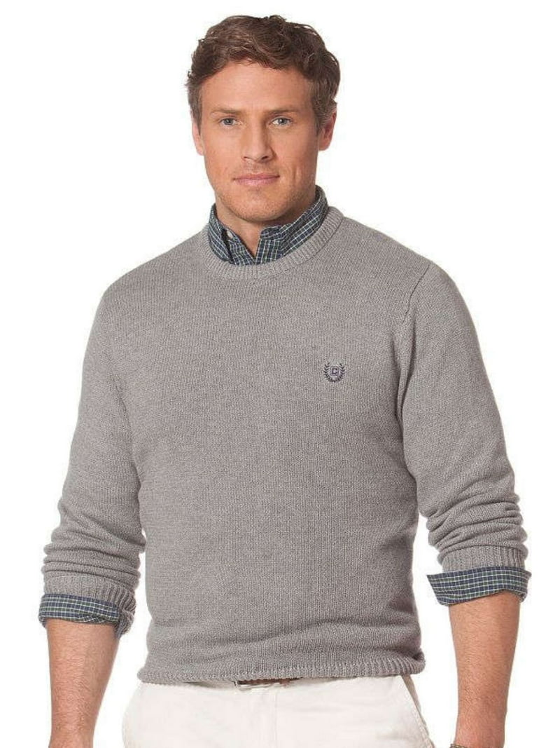 Chaps by Ralph Lauren Men's 100% Cotton Crewneck Sweater