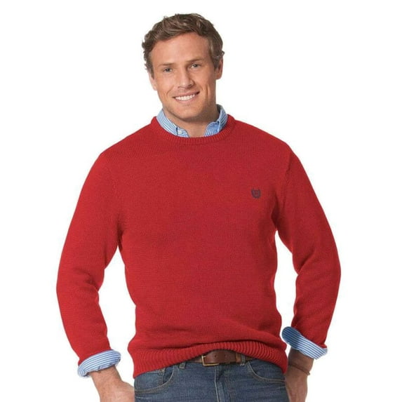 Chaps by Ralph Lauren Men's 100% Cotton Crewneck Sweater