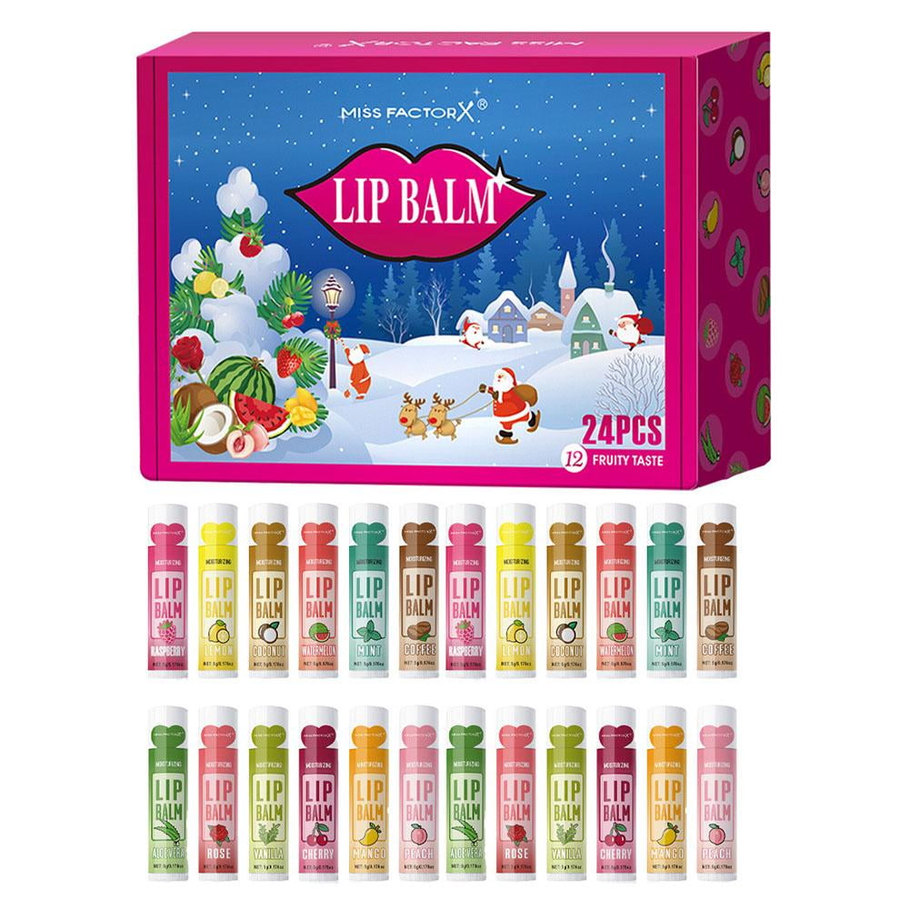 Chapstick Advent Calendar 2024, 24 Days Advent Calendar 2024 Lip Balm