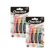 Chapstick Holiday Collection 0.45 Ounce Holiday Cinnamon, Caramel Cr me & Holiday Cocoa Flavors - 3 Count, Pack of 2