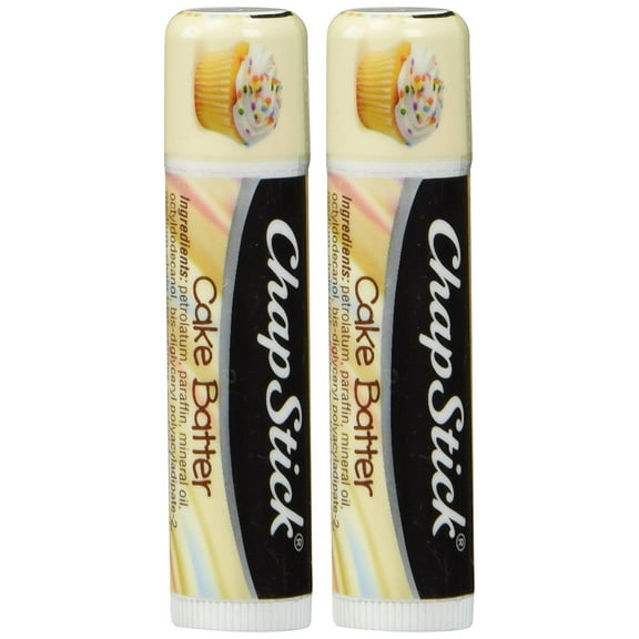 Chapstick Limited Edition Cake Batter (Pack of 2), 015oz Variations Birthday Oz Moisturizer Cookies Strawberry Cupcake Candy Pack per Marshmallow 10.., By Kodiake